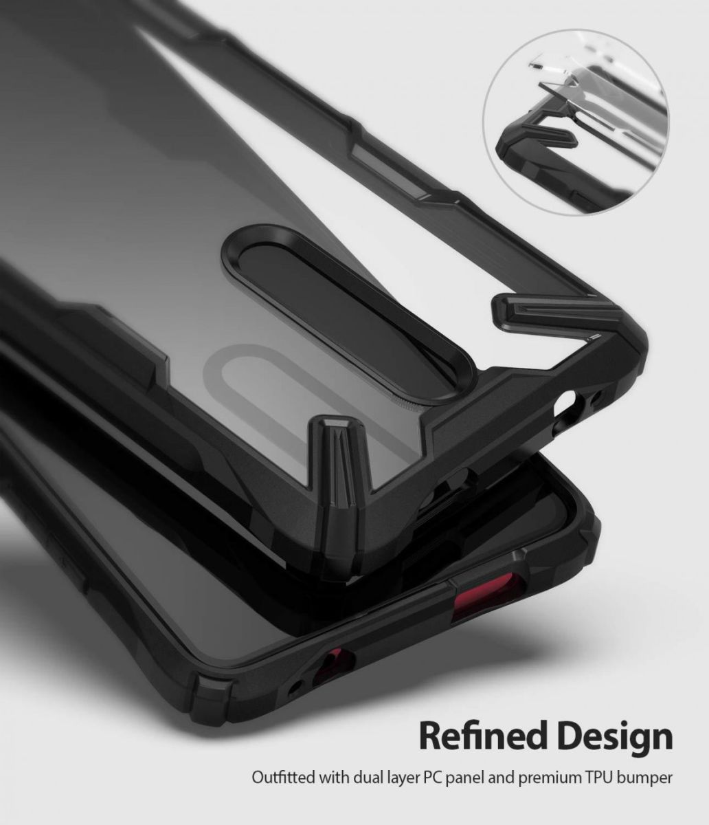 Ringke Fusion X Xiaomi Redmi Mi 9T Hoesje Zwart afbeelding 2