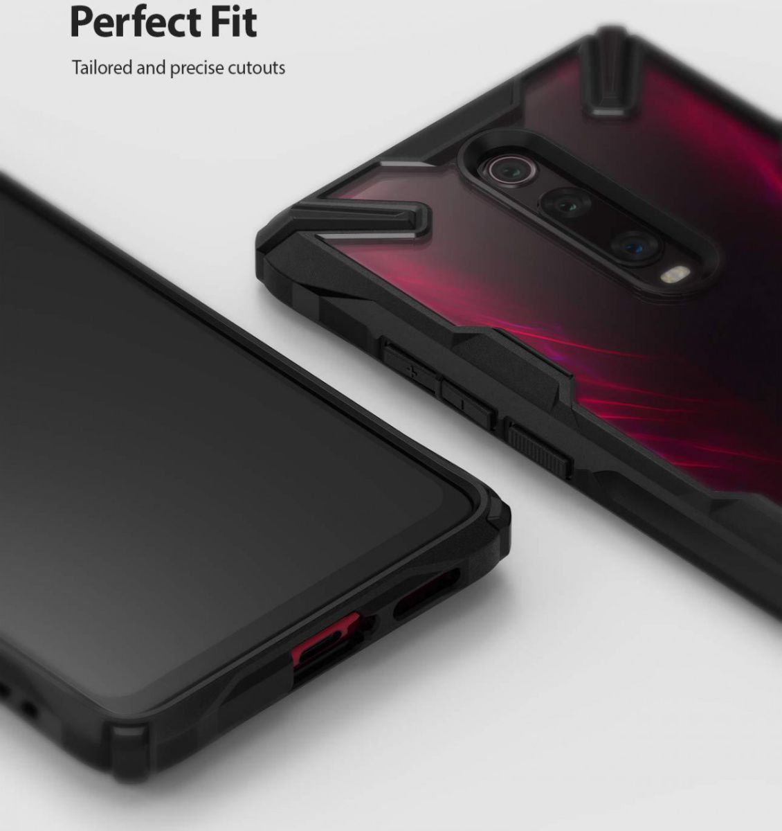 Ringke Fusion X Xiaomi Redmi Mi 9T Hoesje Zwart afbeelding 6
