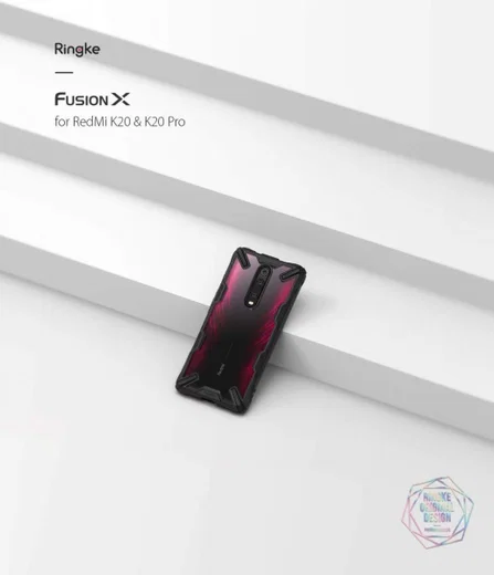 Ringke Fusion X Xiaomi Redmi Mi 9T Hoesje Zwart afbeelding 7