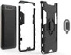 Samsung Galaxy A80 Hybride Hoesje met Kickstand Zwart afbeelding 2