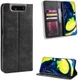Samsung Galaxy A80 Vintage Portemonnee Hoesje Zwart afbeelding 7