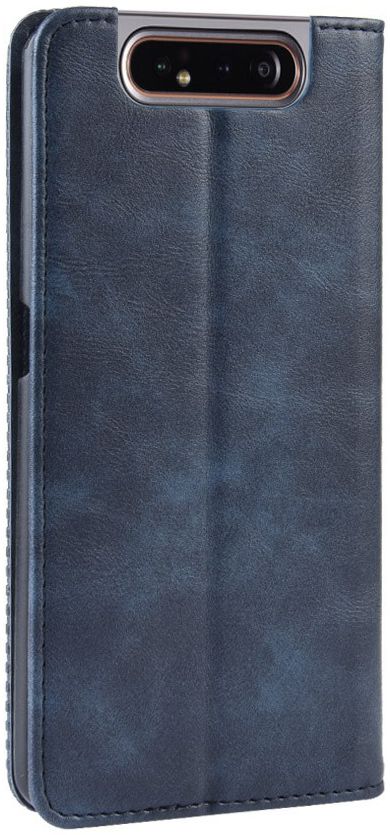 Samsung Galaxy A80 Vintage Portemonnee Hoesje Blauw afbeelding 5