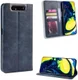 Samsung Galaxy A80 Vintage Portemonnee Hoesje Blauw afbeelding 7