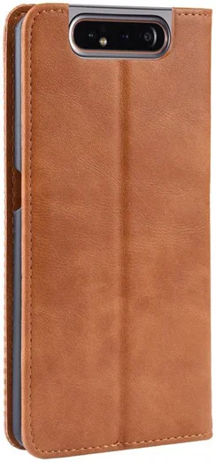 Samsung Galaxy A80 Vintage Portemonnee Hoesje Bruin afbeelding 5