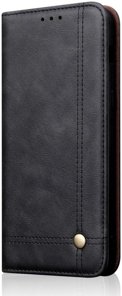 Huawei P Smart Z Portemonnee Vintage Hoesje Zwart afbeelding 4