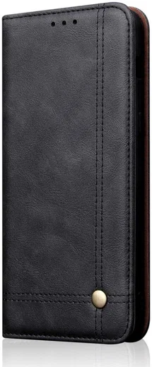 Huawei P Smart Z Portemonnee Vintage Hoesje Zwart afbeelding 4