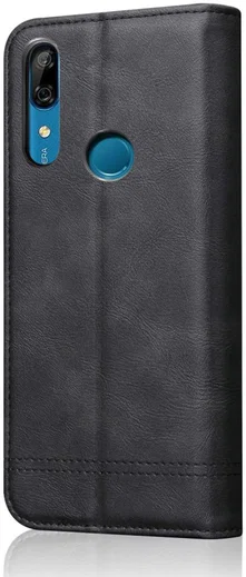 Huawei P Smart Z Portemonnee Vintage Hoesje Zwart afbeelding 5