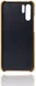 Huawei P30 Pro Back Cover met Kunstlederen Coating Bruin afbeelding 5