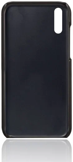 Huawei P30 Back Cover met Kunstlederen Coating Zwart afbeelding 4
