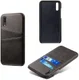 Huawei P30 Back Cover met Kunstlederen Coating Zwart afbeelding 5
