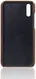 Huawei P30 Back Cover met Kunstlederen Coating Donkerbruin afbeelding 4