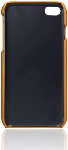 Apple iPhone SE 2020/2022 Back Cover Kunstlederen Coating Bruin afbeelding 4
