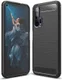 Huawei Honor 20 Pro Geborsteld TPU Hoesje Zwart afbeelding 1