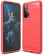Huawei Honor 20 Pro Geborsteld TPU Hoesje Rood afbeelding 1