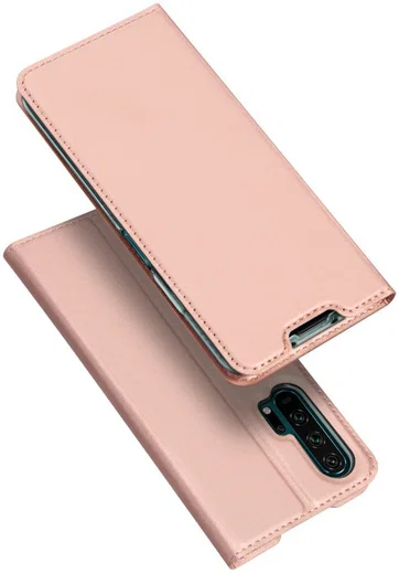 Dux Ducis Honor 20 Pro Bookcase Hoesje Roze Goud afbeelding 5