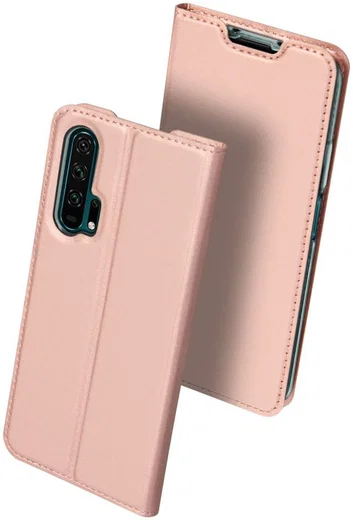 Dux Ducis Honor 20 Pro Bookcase Hoesje Roze Goud afbeelding 6