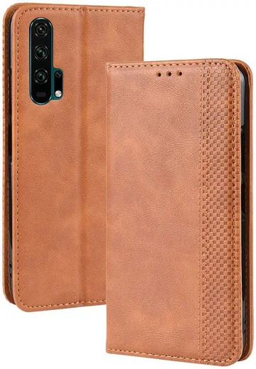 Honor 20 Pro Vintage Portemonnee Hoesje Bruin afbeelding 2