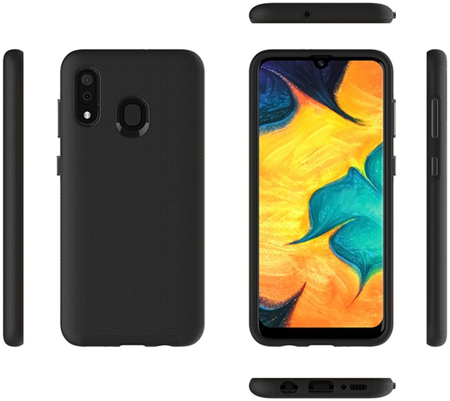 Eiger North Case Hybride Samsung Galaxy A50 Hoesje Back Cover Zwart afbeelding 4