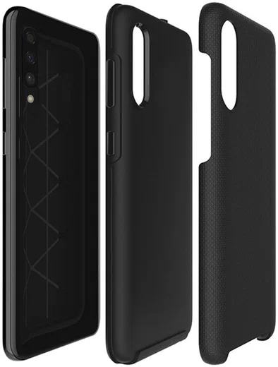 Eiger North Case Hybride Back Cover Samsung Galaxy A50 Hoesje Zwart afbeelding 5