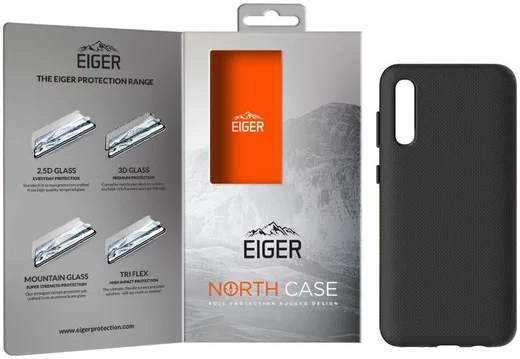 Eiger North Case Hybride Back Cover Samsung Galaxy A50 Hoesje Zwart afbeelding 8