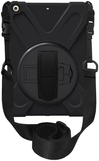 Apple iPad 2017 / 2018 / Air / Air 2 Hybride Hoes met Kickstand Zwart afbeelding 3