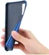 Dux Ducis Skin Lite Kunstleren Coating Hoesje Galaxy A7 (2018) Blauw afbeelding 4