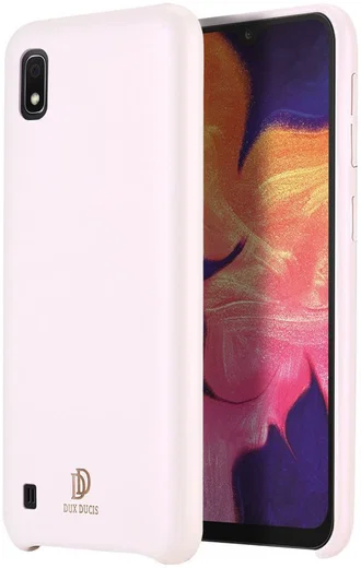 Dux Ducis Skin Lite Kunstleren Coating Hoesje Galaxy A10 Roze afbeelding 1
