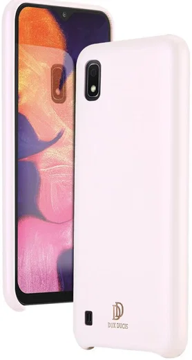 Dux Ducis Skin Lite Kunstleren Coating Hoesje Galaxy A10 Roze afbeelding 3