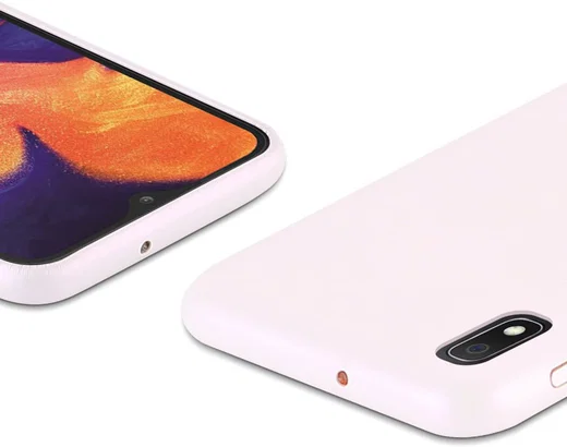 Dux Ducis Skin Lite Kunstleren Coating Hoesje Galaxy A10 Roze afbeelding 5