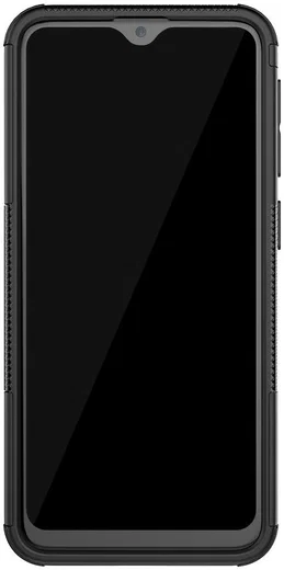 Samsung Galaxy A20e Robuust Hybride Hoesje Zwart afbeelding 4