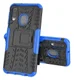 Samsung Galaxy A20e Robuust Hybride Hoesje Blauw afbeelding 2