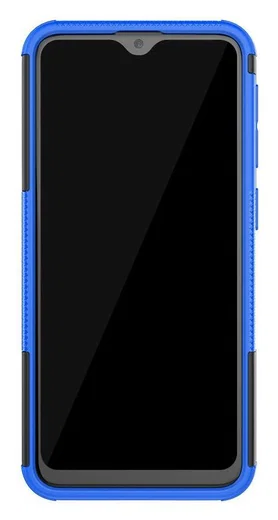 Samsung Galaxy A20e Robuust Hybride Hoesje Blauw afbeelding 4
