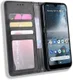 Nokia 4.2 Stijlvol Vintage Portemonnee Hoesje Zwart afbeelding 3
