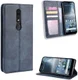 Nokia 4.2 Stijlvol Vintage Portemonnee Hoesje Blauw afbeelding 7