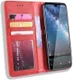 Nokia 2.2 Stijlvol Vintage Portemonnee Hoesje Rood afbeelding 2