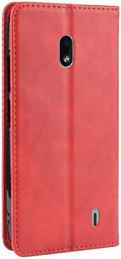 Nokia 2.2 Stijlvol Vintage Portemonnee Hoesje Rood afbeelding 5