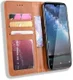 Nokia 2.2 Stijlvol Vintage Portemonnee Hoesje Bruin afbeelding 2