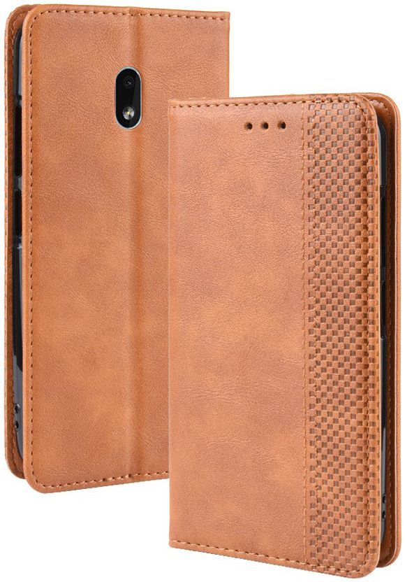 Nokia 2.2 Stijlvol Vintage Portemonnee Hoesje Bruin afbeelding 9