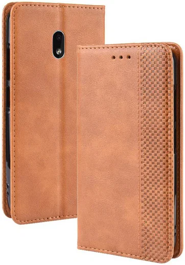 Nokia 2.2 Stijlvol Vintage Portemonnee Hoesje Bruin afbeelding 9