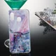 Samsung Galaxy A20E TPU Back Cover met Marmer Print Blauw afbeelding 4