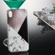 Huawei Y5 (2019) TPU Back Cover met Marmer Print Bruin afbeelding 4