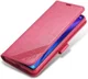 AZNS Xiaomi Mi 9T Portemonnee Stand Hoesje Rood afbeelding 1