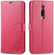 AZNS Xiaomi Mi 9T Portemonnee Stand Hoesje Rood afbeelding 2
