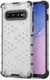 Samsung Galaxy S10 Hybride Honinggraat Hoesje Transparant afbeelding 1