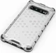 Samsung Galaxy S10 Hybride Honinggraat Hoesje Transparant afbeelding 5