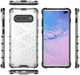 Samsung Galaxy S10 Plus Hybride Honinggraat Hoesje Transparant Wit afbeelding 6