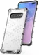 Samsung Galaxy S10 Plus Hybride Honinggraat Hoesje Transparant Wit afbeelding 7