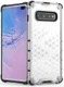 Samsung Galaxy S10 Plus Hybride Honinggraat Hoesje Transparant Wit afbeelding 8