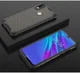 Huawei Y6s / Y6 (2019) Hoesje Hybride Honinggraat Transparant/Zwart afbeelding 2