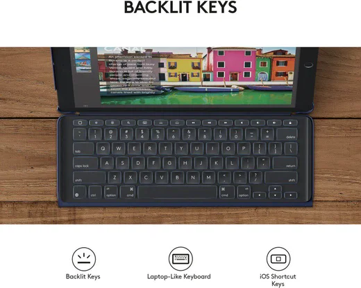 Logitech Keyboard Case Apple iPad Pro 12.9 Blauw afbeelding 5